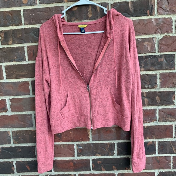 Prince & Fox Medium Pink Zip Up Jacket for Women - Picture 2 of 4